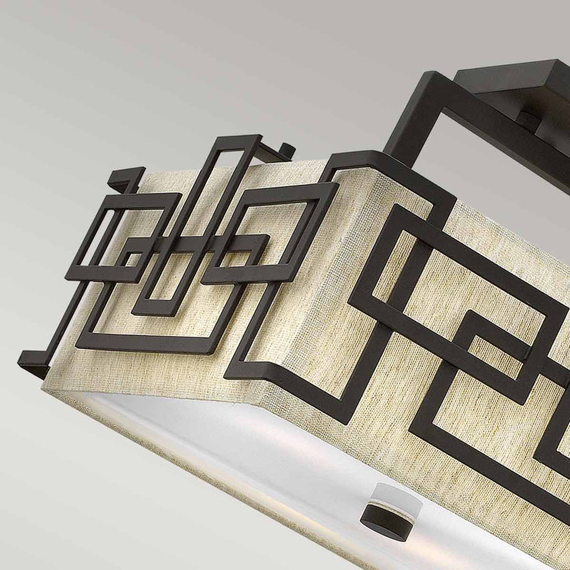 Spiers Fabric Semi Flush Mount
