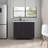Wenge Gold Utility Sink Cabinet with 2 Doors and 3 Shelf