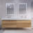 Babajide 83.3'' Bathroom Vanity with Acrylic Top-1872885507