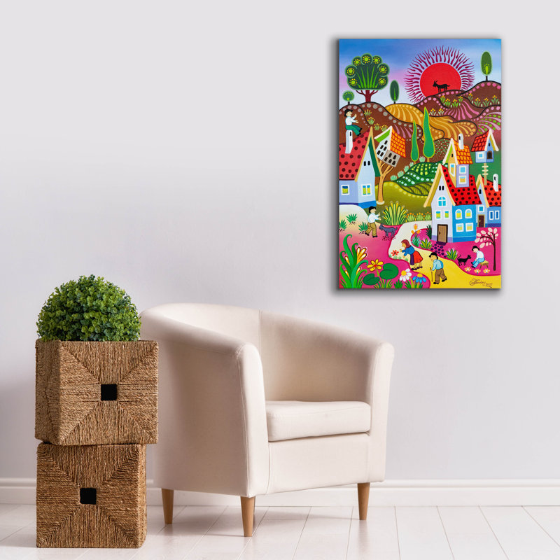 Toile épique Graffiti «Chocolate Hills» par Koday, 26 po x 40 po, H 40 po x l 26 po