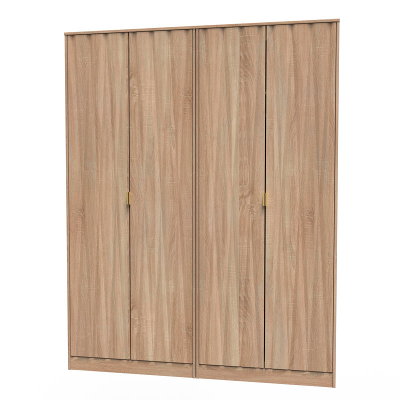 Baturhan Manufactured Wood Wardrobe, Bardolino Oak
