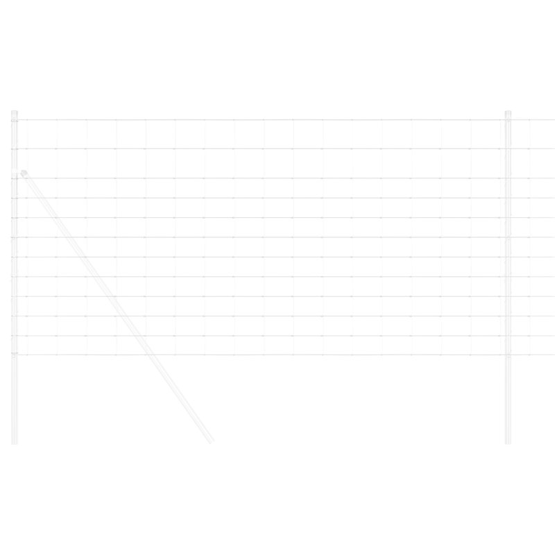 Vidaxl Field Fence Galvanised Steel, 120cm H x 5000cm W