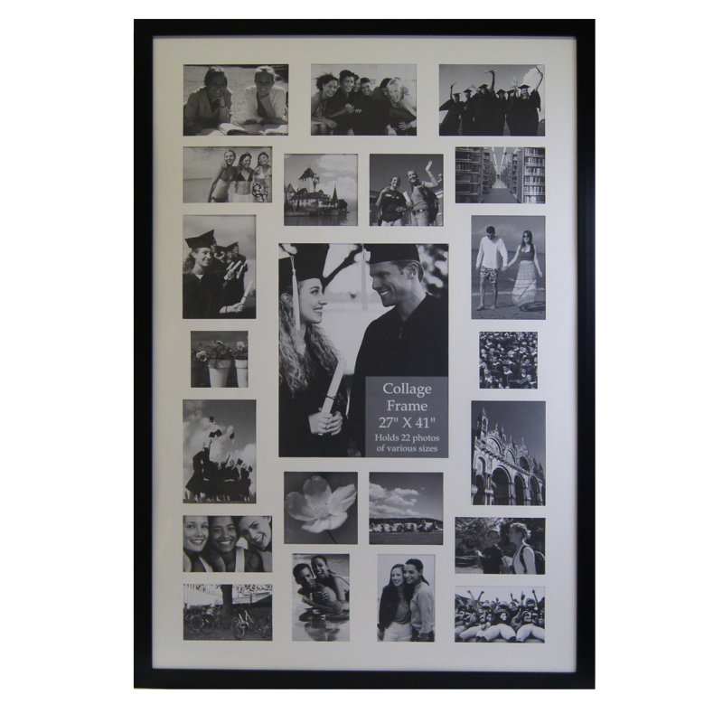 Picture Frame, Matte Black, 8" x 10"