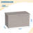 230 Gallon Lockable Deck Box, All-Weather Resin Outdoor Storage with Soft-Close Lid, Extra Seat for Patio & Garden-126754860-131093701