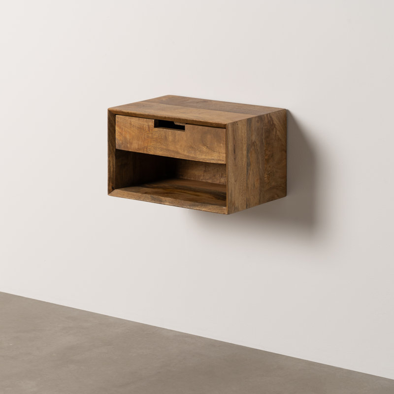 40cm W Solid Wood Bedside Table