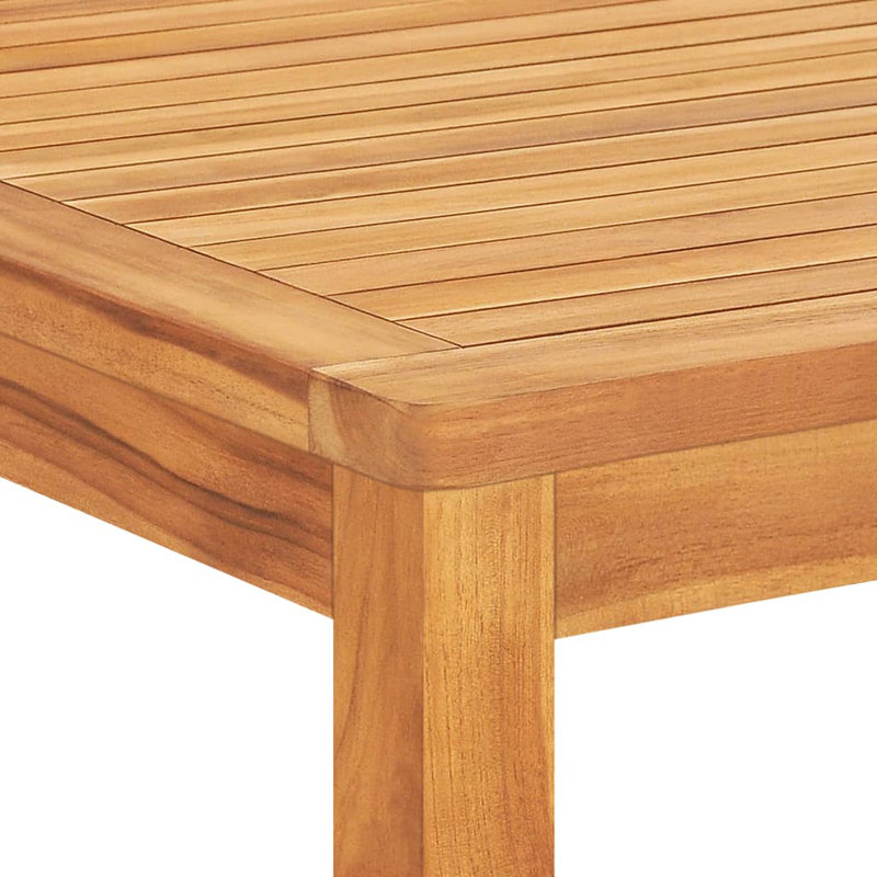 Gitane 6 - Person Teak Patio Dining Set with Rectangular Table, 77cm H x 180cm L x 90cm W