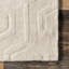 Tapis blanc cassé touffeté fabriqué à la main à motif géométrique Schuykill-26756294