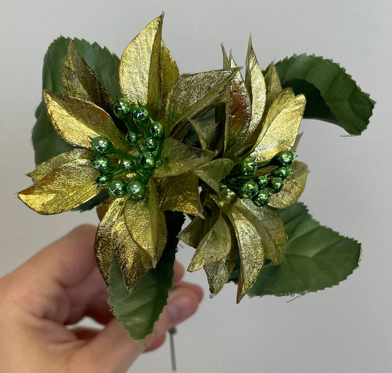 Silk Poinsettia Arrangement