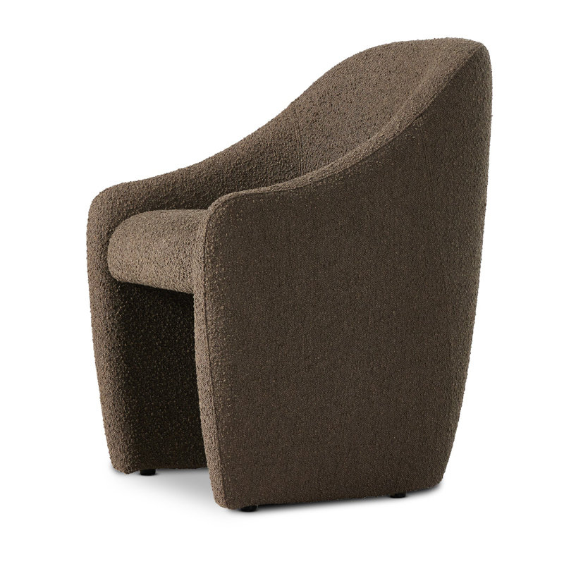 Levi Upholstered Arm Chair, Brown