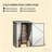 Lockable Storage Sheds, Steel Compact Modern Lean To For Garden Home