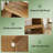 Entryway Bench,2-Tier Shoe Bench,Rectangular Bed Bench