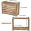Tablette en bois avec support mural-128880124
