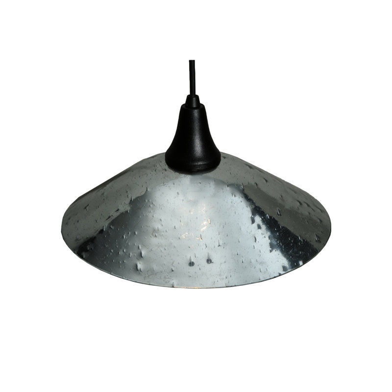 1 - Light Black Single Pendant, 9" - 69" H x 12" W x 12" D