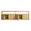 Open Plan Low Bookcase with Storage-836359043-836359068