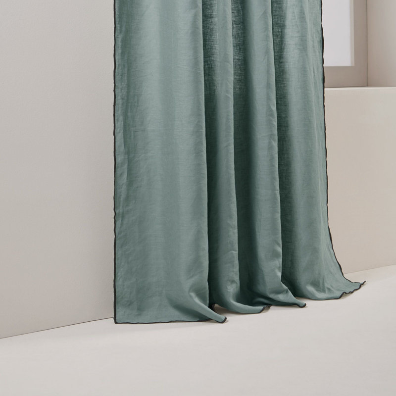 Sheer Curtain, Blue, Width 350 x Drop 280cm