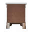Table de chevet 2 tiroirs avec poignée en forme de diamant de style transitionnel-1609760687