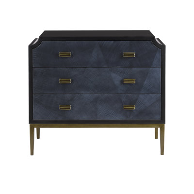 Kallista Solid Wood Hand Painted Accent Chest