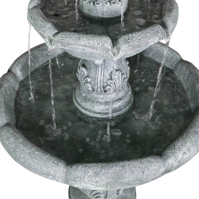 SunJet 48 " H Elegant Outdoor Garden Fountain