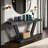 60"Long Distressed  2-Tier Wooden Console Table-1034596156