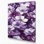 «Watercolor Floral 89», art mural sur toile mauve