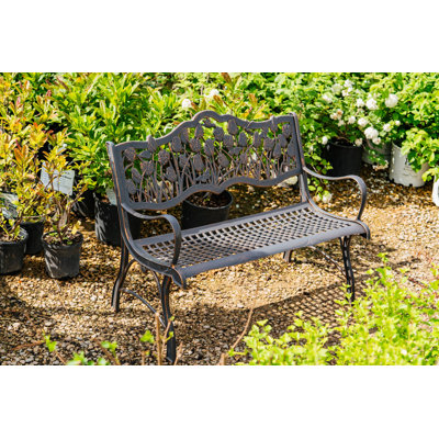 Cohen Tulip Cast Iron Park Bench