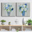 Provence Market Flowers I - ensemble de 2 reproductions d'art sur toiles tendues-69381926