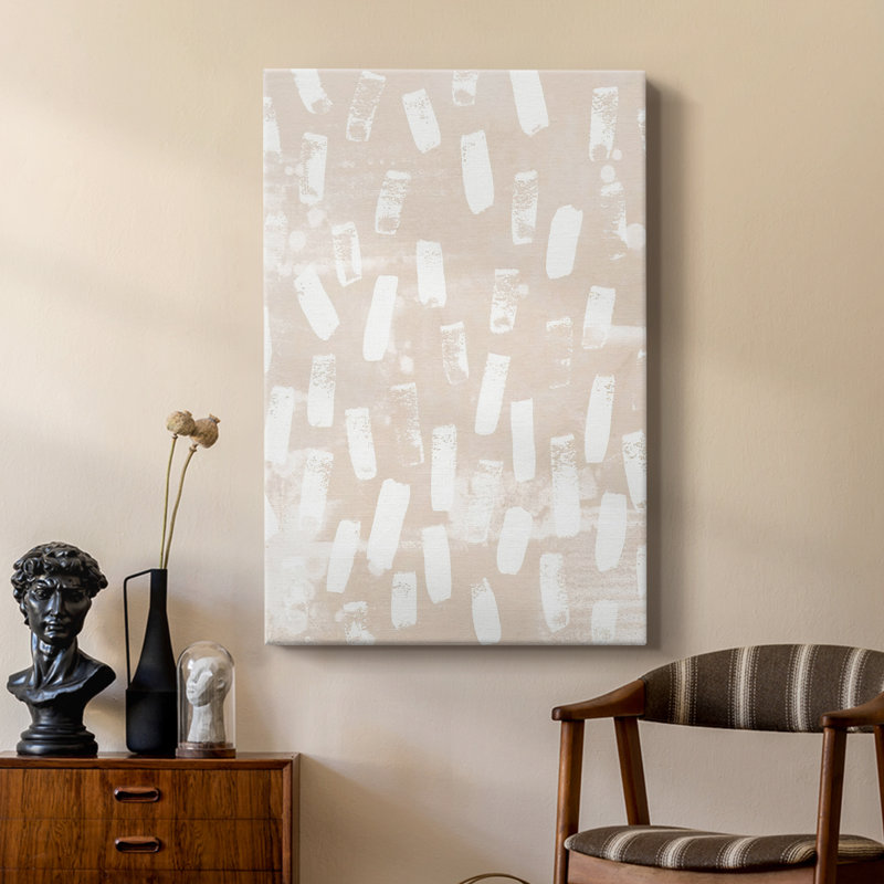 Earth Etching I -Custom Wrapped Gallery Cavas