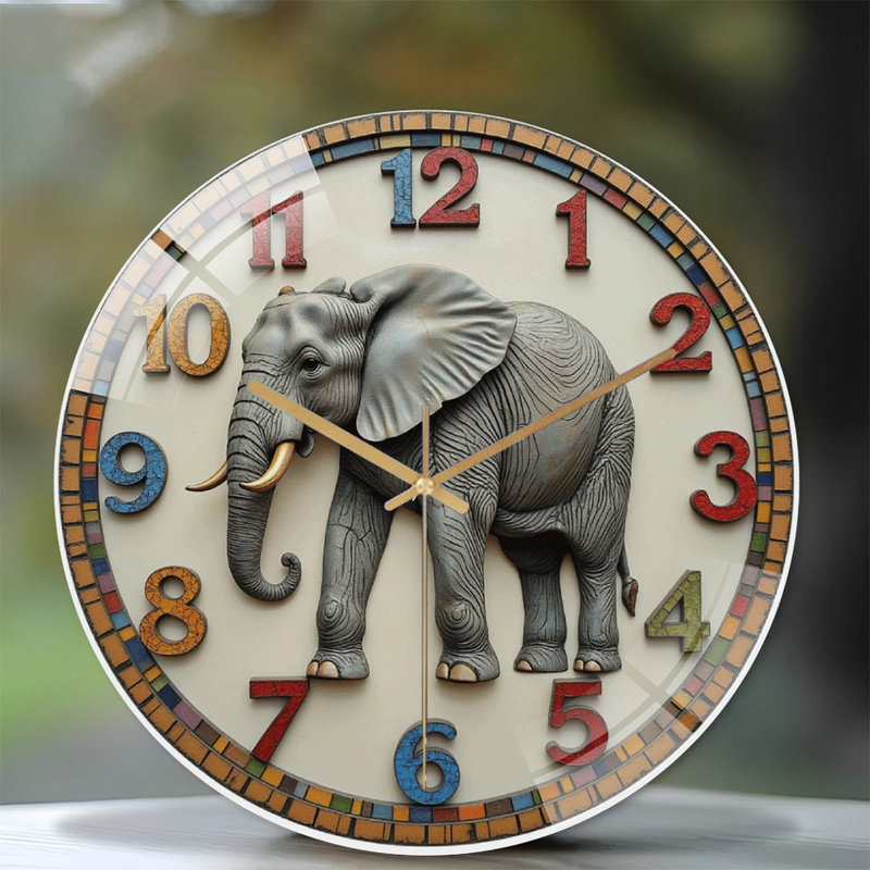 Horloge murale Elephant