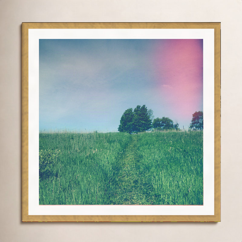 Summer Solstice by Olivia St Claire, 20" W x 20" H, Natural Single Picture Framed, Yes
