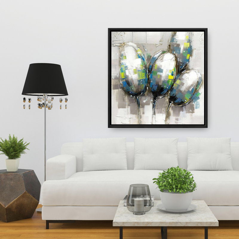 " Abstract Blue Tulips "