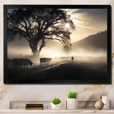 Kaysaun " Cattle Ethereal Grazing I "