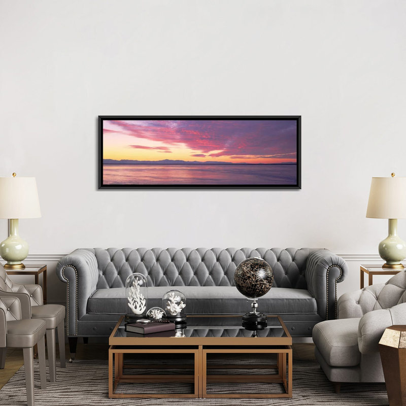 par Panoramic Images - Reproduction de photo sur toile, H 20 po x l 60 po x P 1,5 po, Toile avec cadre noir