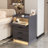 Eaden 3 Drawer Nightstand With Light-954609219