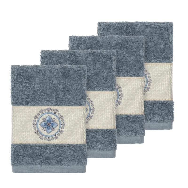 Isabelle Turkish Cotton Washcloth, Teal