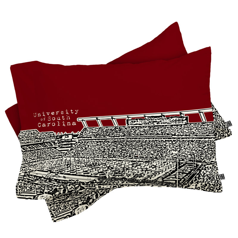 Taie d'oreiller Bird Ave University of South Carolina, Standard