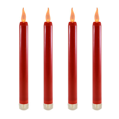 Battery Operated Taper Candles - 4 Count