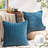 Velvet Quilted Throw Pillows, Braided Textured Decorative Cushion-1907549692-1907549684