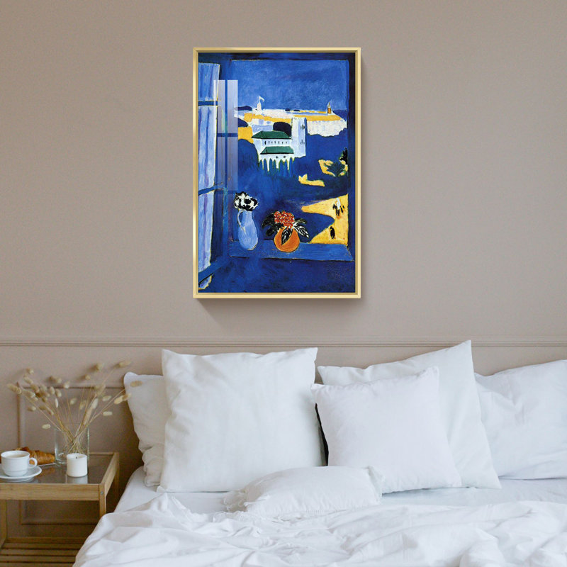 Matisse, reproduction d'art, H 24 po x l 16 po x P 1,3 po, Cadre doré