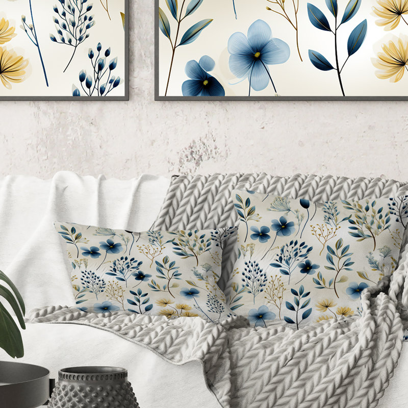 Coussin Natural Plant Fusion I - Plants, H 18 po x l 18 po