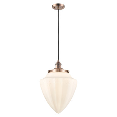 Luminaire suspendu simple à 1 lumière