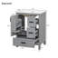 Meuble-lavabo moderne de 61 cm (24 po) avec lavabo en céramique, porte à fermeture amortie, double tablette et 3 tiroirs - Gris-134050418-134050421