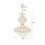Lustre étagé de style bougie à 36 lumières Stockard-49587081-49587078