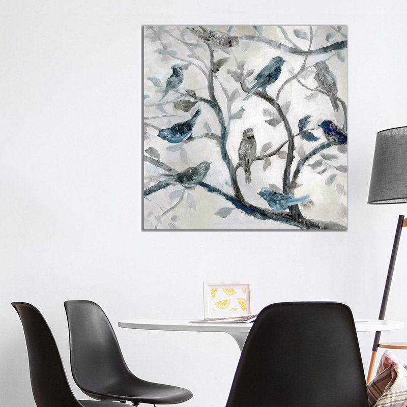 Morning Song II by Nan - Painting on Canvas, Wrapped Canvas, 66.04 cm H x 66.04 cm W x 3.175 cm D