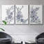 Periwinkle Patch I, reproduction encadrée sur toile 3 pièces-91887723-91887720