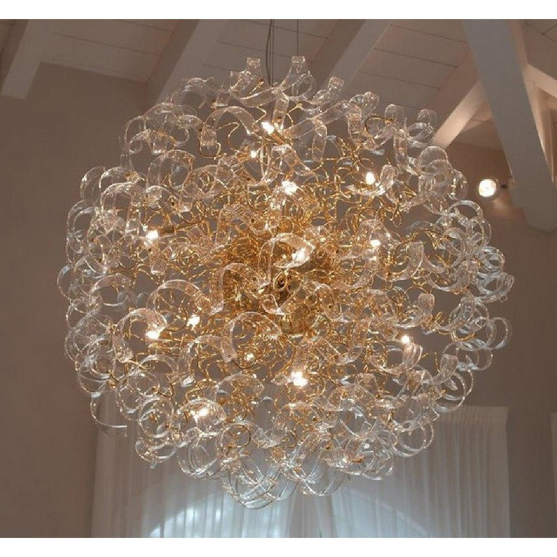 Astro 8 - Light Chandelier, Clear