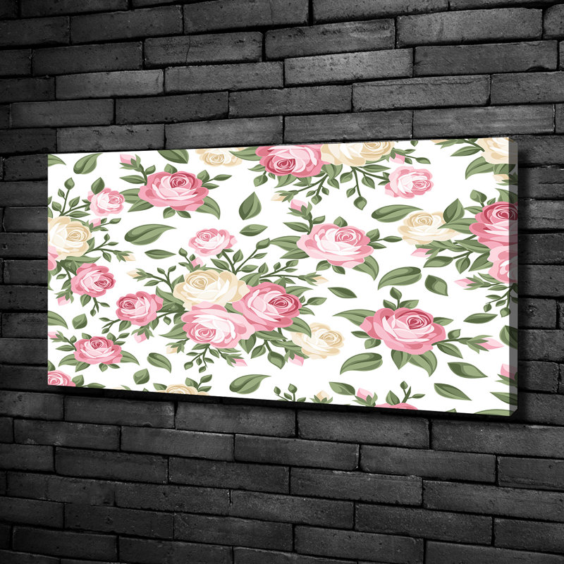 Roses - Wrapped Canvas Print