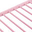 Lit superposé en métal rose avec lit gigogne - chambre à coucher moderne et élégante, solution peu encombrante, cadre pour la longévité, utilisation silencieuse et stable, capacité de bruit élevée, escalier sécuritaire, structure simple sur deux, facile à assembler