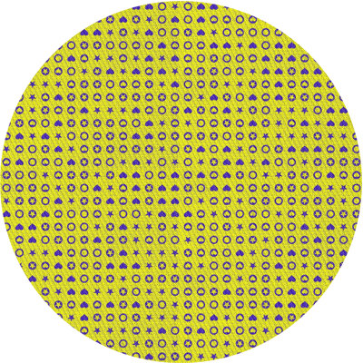 Tapis décoratif gris à motif géométrique Anqi