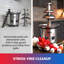 Total Chef 3 Tier Chocolate Fountain 680 g Capacity Electric Chocolate Fondue Machine