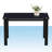 Glass Top Metal Base Dining Table-1761482943
